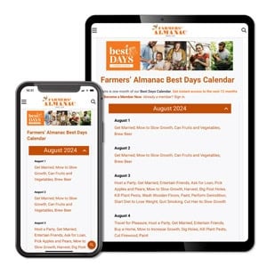 Farmers' Almanac Premium Membership - Instant access to all digital content, see less ads!